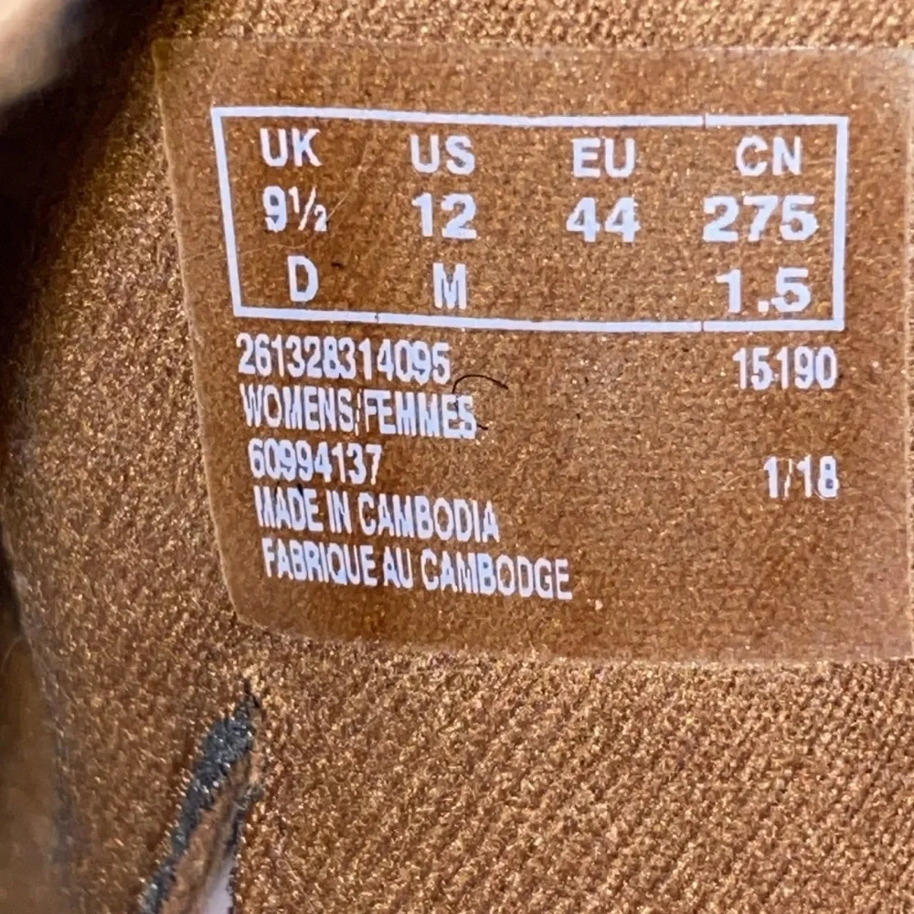Clarks Wo size 12 Brown Leather Comfort Sandals. FAUX BUCKLE HOOK LOOP‎ STRAPS